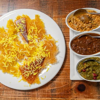 Tadig w/ Ghormeh Sabzi