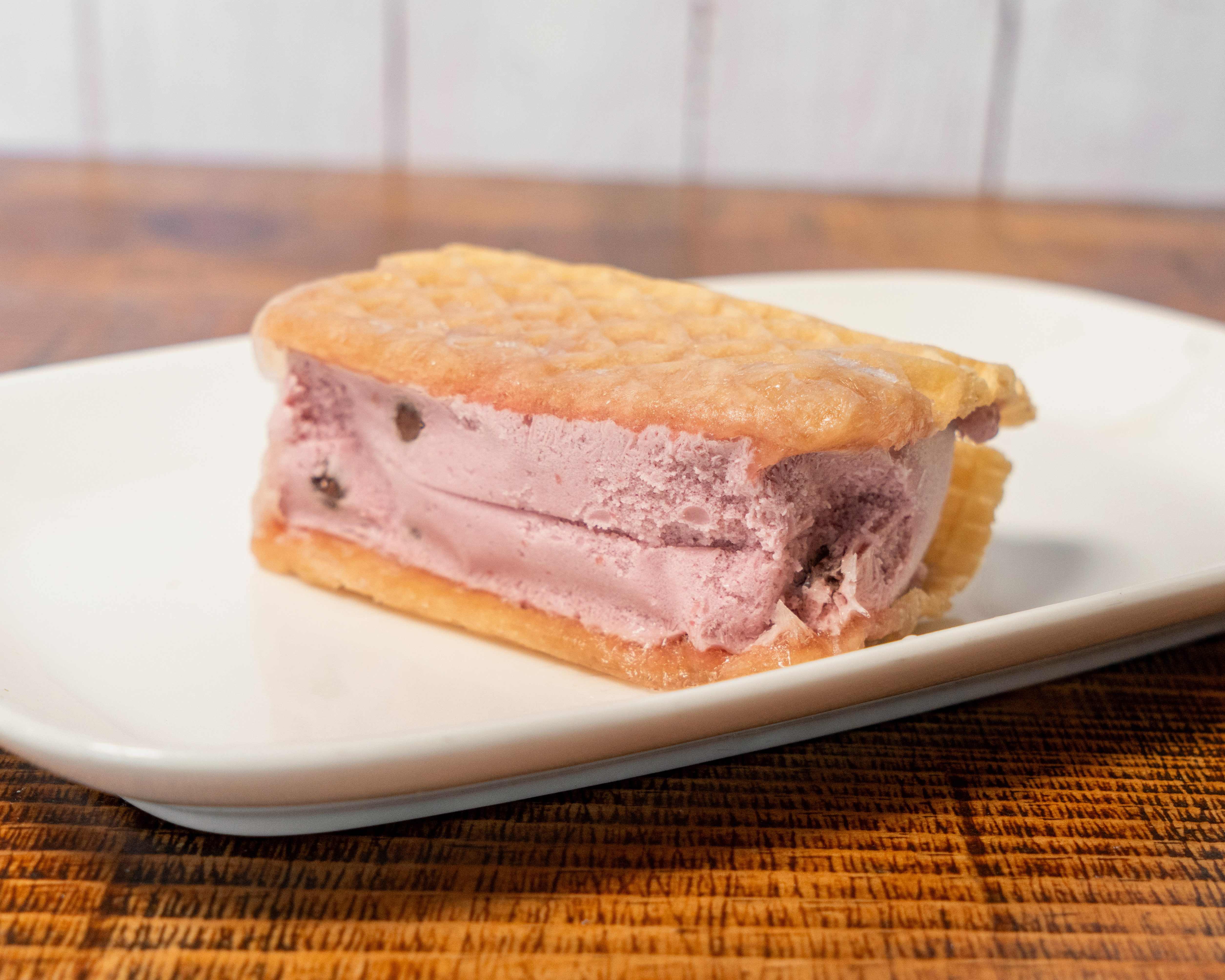 Saffron Pistachio Ice Cream Sandwich.